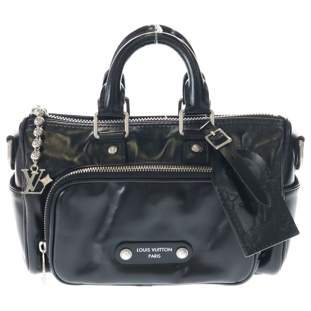Louis Vuitton LV Night Keepall Cargo Bandouliere 25 Calf Leather 2-Way Bag