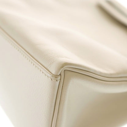 Hermes Kelly a Dos PM White Courchevel — view 7