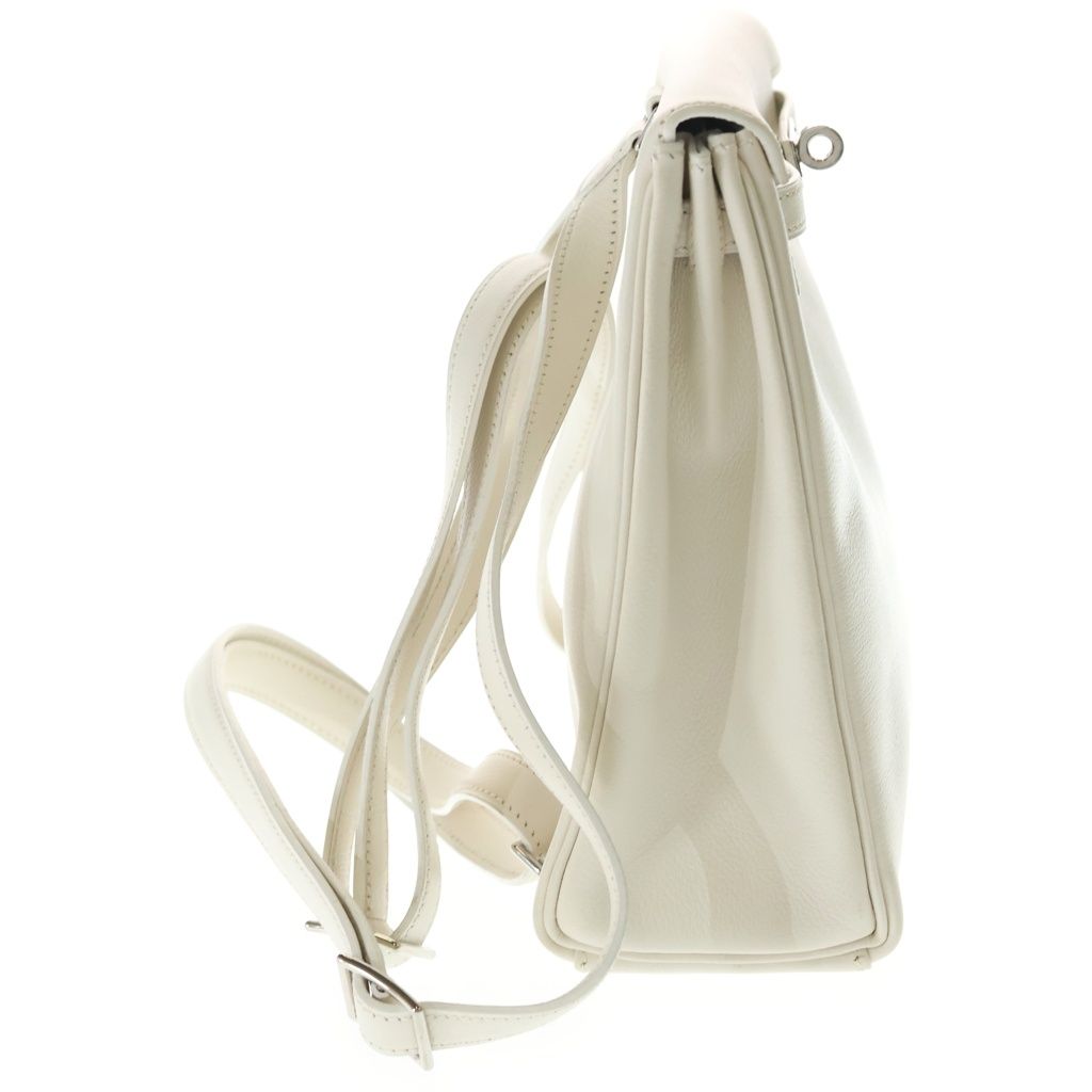Hermes Kelly a Dos PM White Courchevel — view 3