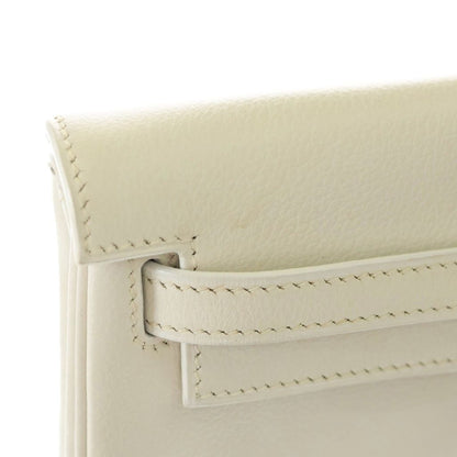 Hermes Kelly a Dos PM White Courchevel — view 6