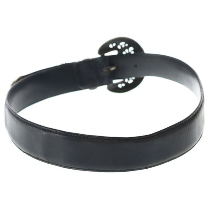 Chrome Hearts 1.5 Blt Talon Leather Belt Black Silver — view 2