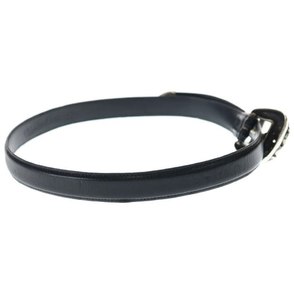 Chrome Hearts Leather Belt Celtic Talon Silver Black — view 3