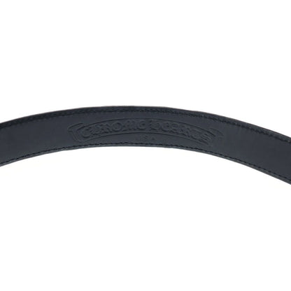 Chrome Hearts Leather Belt Celtic Talon Silver Black — view 5