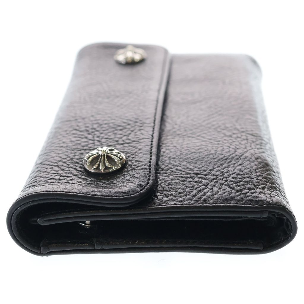 Chrome Hearts Wave Leather Wallet Black — view 3