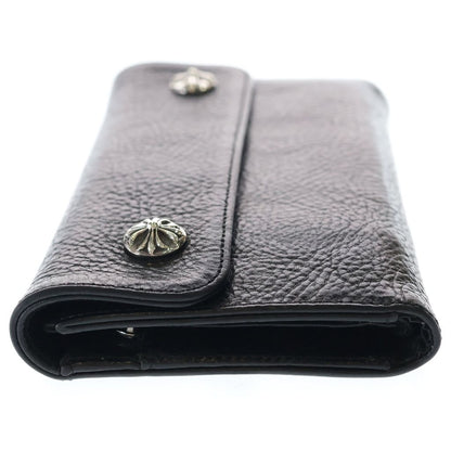 Chrome Hearts Wave Leather Wallet Black — view 3