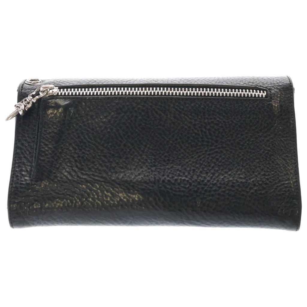 Chrome Hearts Wave Leather Wallet Black — view 2