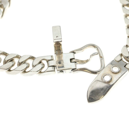 Hermes Vintage Boucle Series GM Necklace Silver — view 5