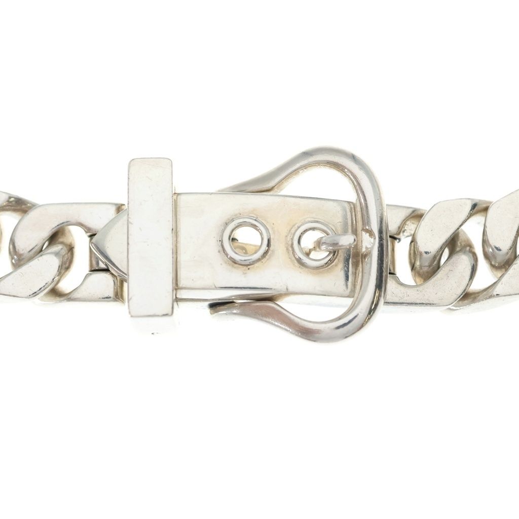 Hermes Vintage Boucle Series GM Necklace Silver — view 3