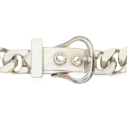 Hermes Vintage Boucle Series GM Necklace Silver — view 3