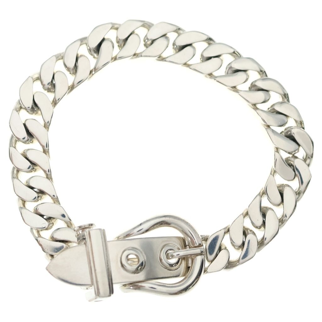 Hermes Booklet Series PM Chain Bracelet Silver