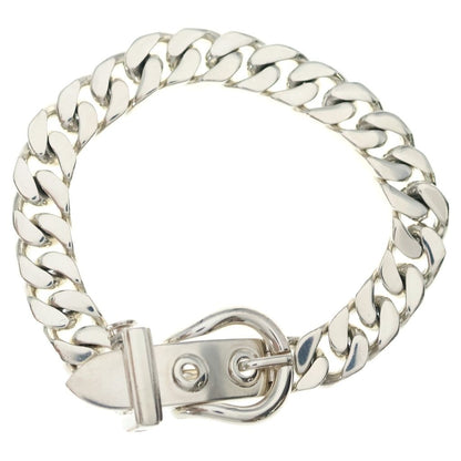 Hermes Booklet Series PM Chain Bracelet Silver