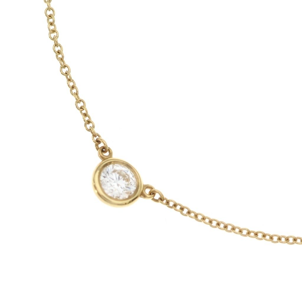 Tiffany & Co by the Yard Necklace Pendant Chain Gold Diameter with Frame 5.3 mm