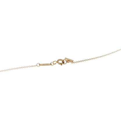Tiffany & Co T Smile Mini Necklace Pendant Chain Pink Gold — view 4