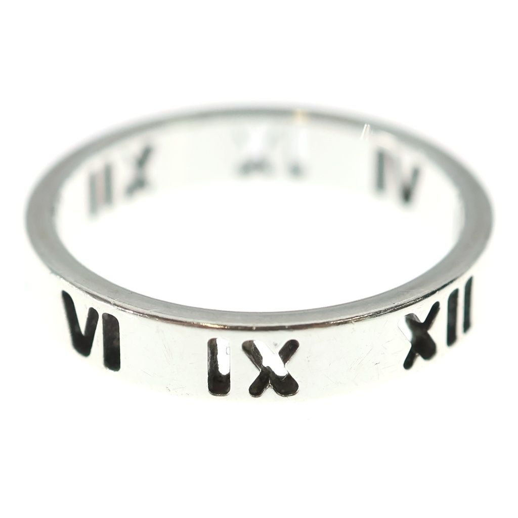 Tiffany & Co Atlas Narrow Ring Silver — view 3