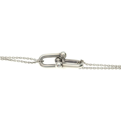Tiffany & Co Double Link Necklace Pendant Chain 925 Sterling Silver — view 3