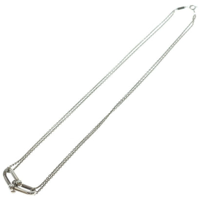 Tiffany & Co Double Link Necklace Pendant Chain 925 Sterling Silver — view 2