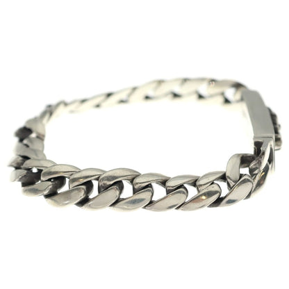 Chrome Hearts ID Bby Flrl Crs Baby ID Floral Cross Silver Bracelet — view 3