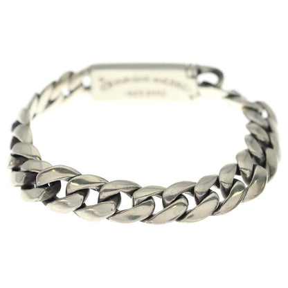 Chrome Hearts ID Bby Flrl Crs Baby ID Floral Cross Silver Bracelet — view 2