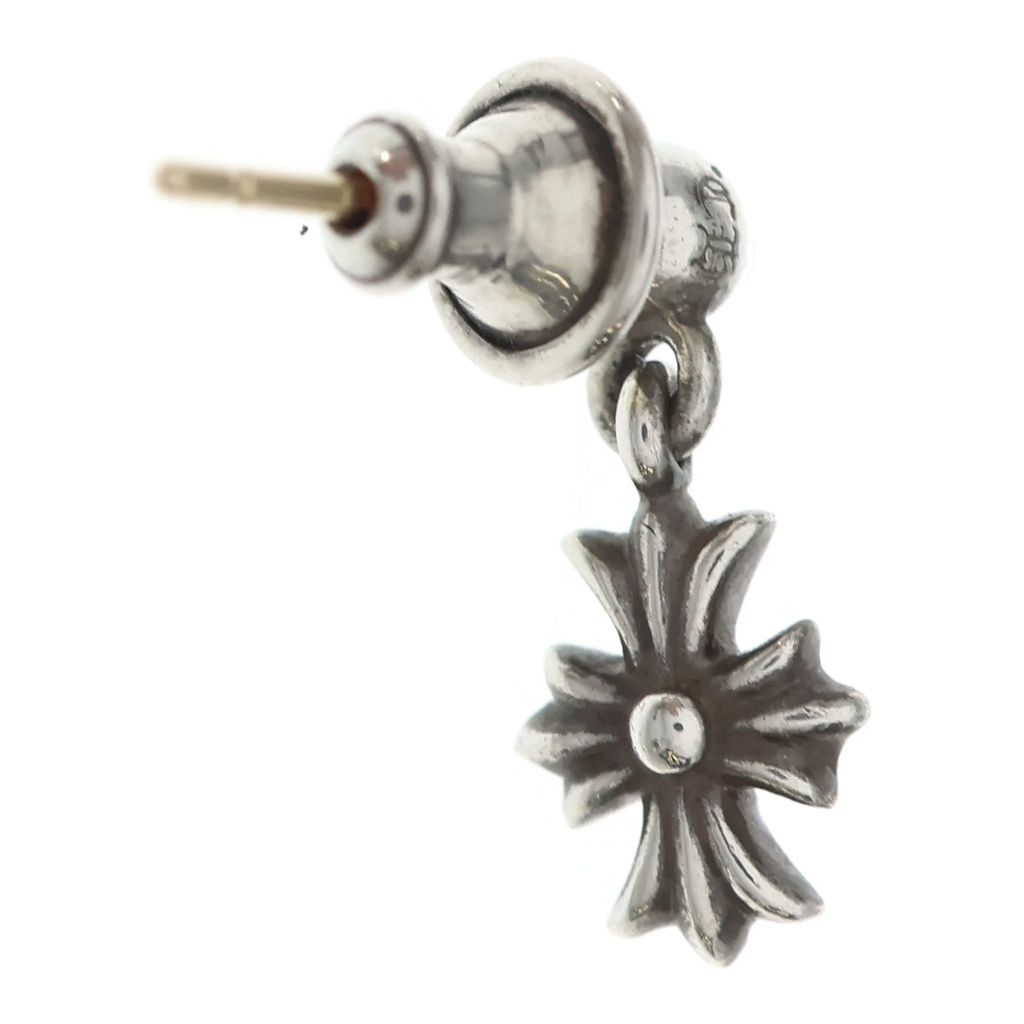 Chrome Hearts Tny CH Pls Tiny CH Plus Drop Earrings Silver — view 2