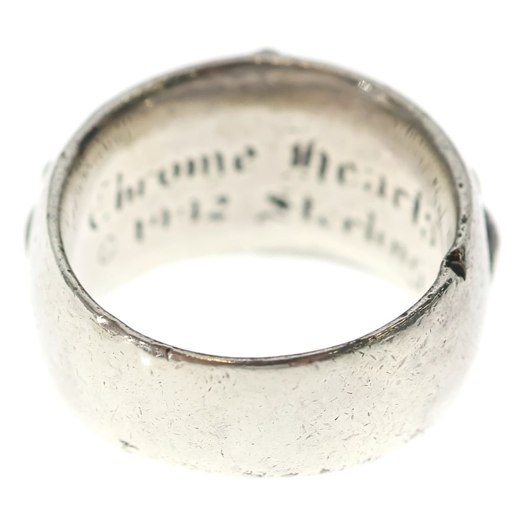 Chrome Hearts Flrl Crs Floral Cross Ring Silver — view 2