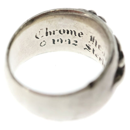 Chrome Hearts Flrl Crs Floral Cross Ring Silver — view 5