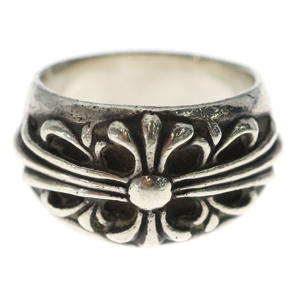 Chrome Hearts Flrl Crs Floral Cross Ring Silver — view 4