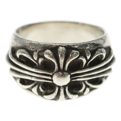 Chrome Hearts Flrl Crs Floral Cross Ring Silver — view 4