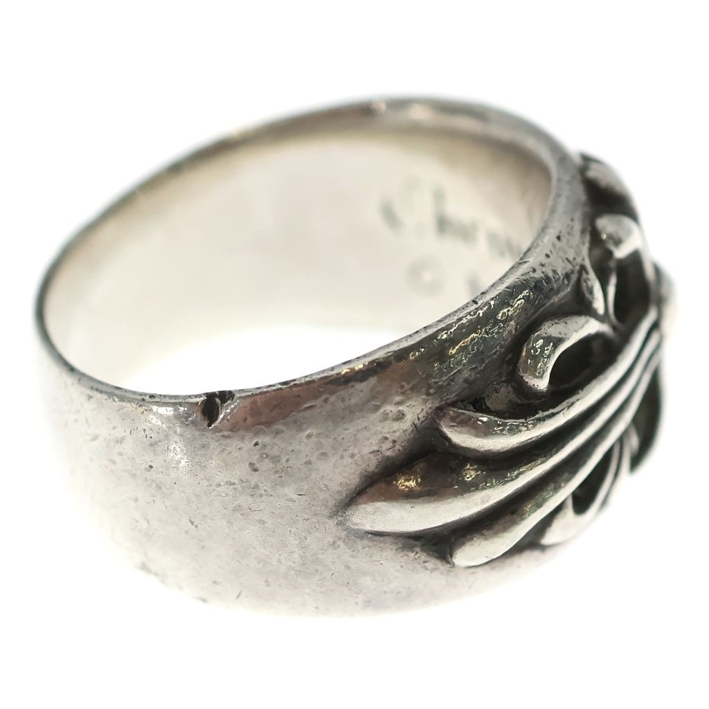 Chrome Hearts Flrl Crs Floral Cross Ring Silver — view 3
