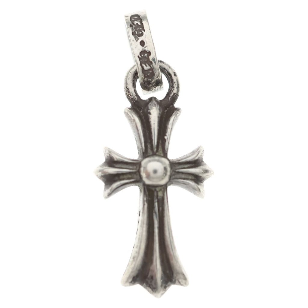 Chrome Hearts Crs Baby Fat Cross Pendant Top Silver — view 2