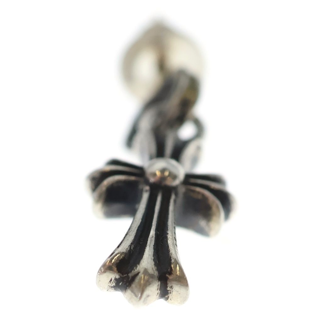 Chrome Hearts Bby Pprchn Baby Fat Cross Drop Earrings Silver — view 5