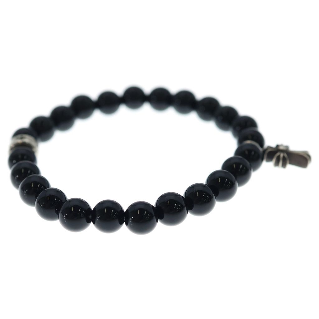 Chrome Hearts 6 mm Bead Bracelet Stack Cross MM Black — view 3