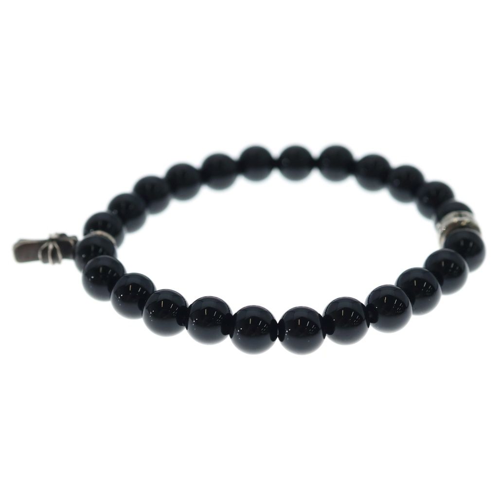 Chrome Hearts 6 mm Bead Bracelet Stack Cross MM Black — view 4