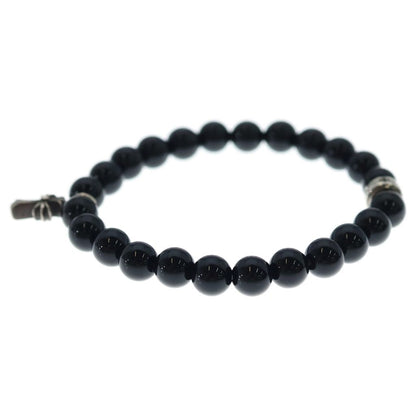Chrome Hearts 6 mm Bead Bracelet Stack Cross MM Black — view 4