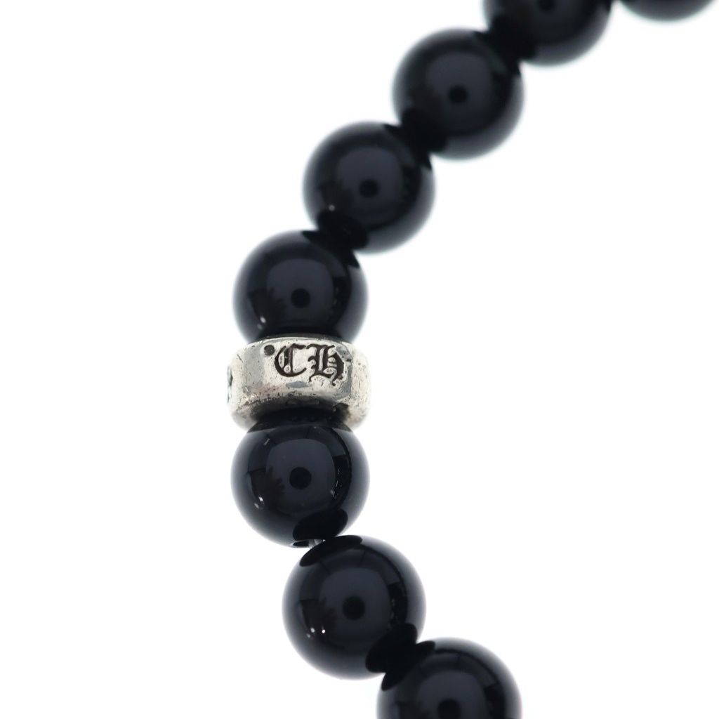 Chrome Hearts 6 mm Bead Bracelet Stack Cross MM Black — view 6