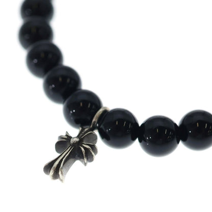 Chrome Hearts 6 mm Bead Bracelet Stack Cross MM Black — view 5