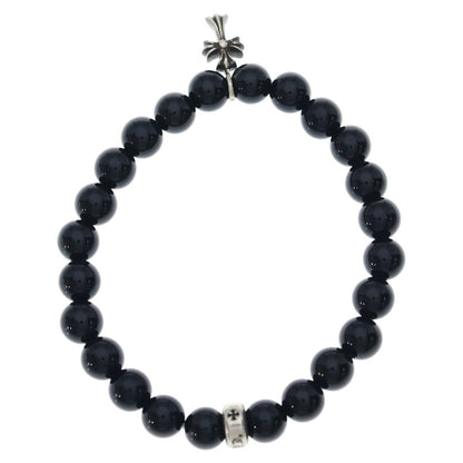Chrome Hearts 6 mm Bead Bracelet Stack Cross MM Black — view 2