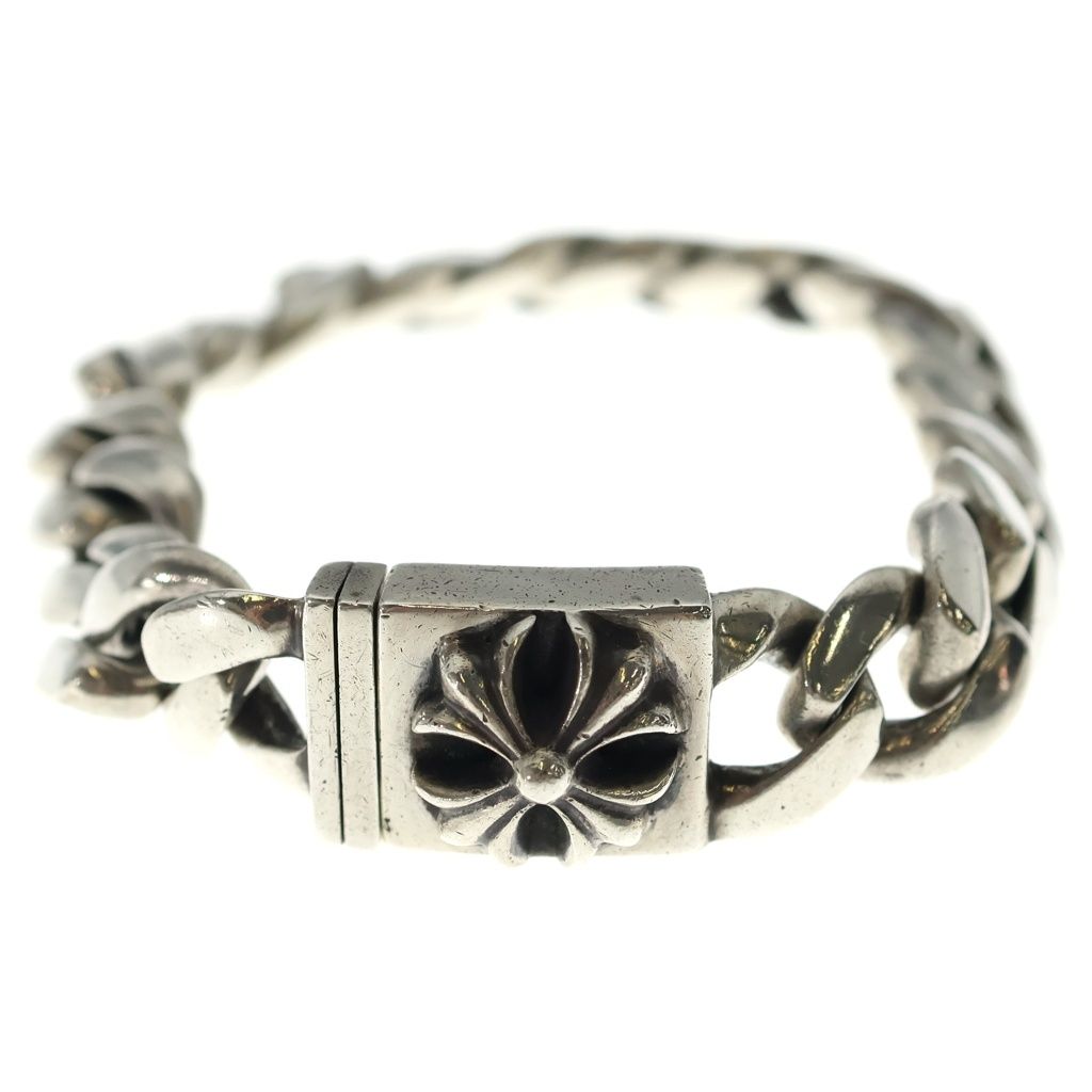 Chrome Hearts CH Plus Box ID Baby Classic Link Silver Bracelet