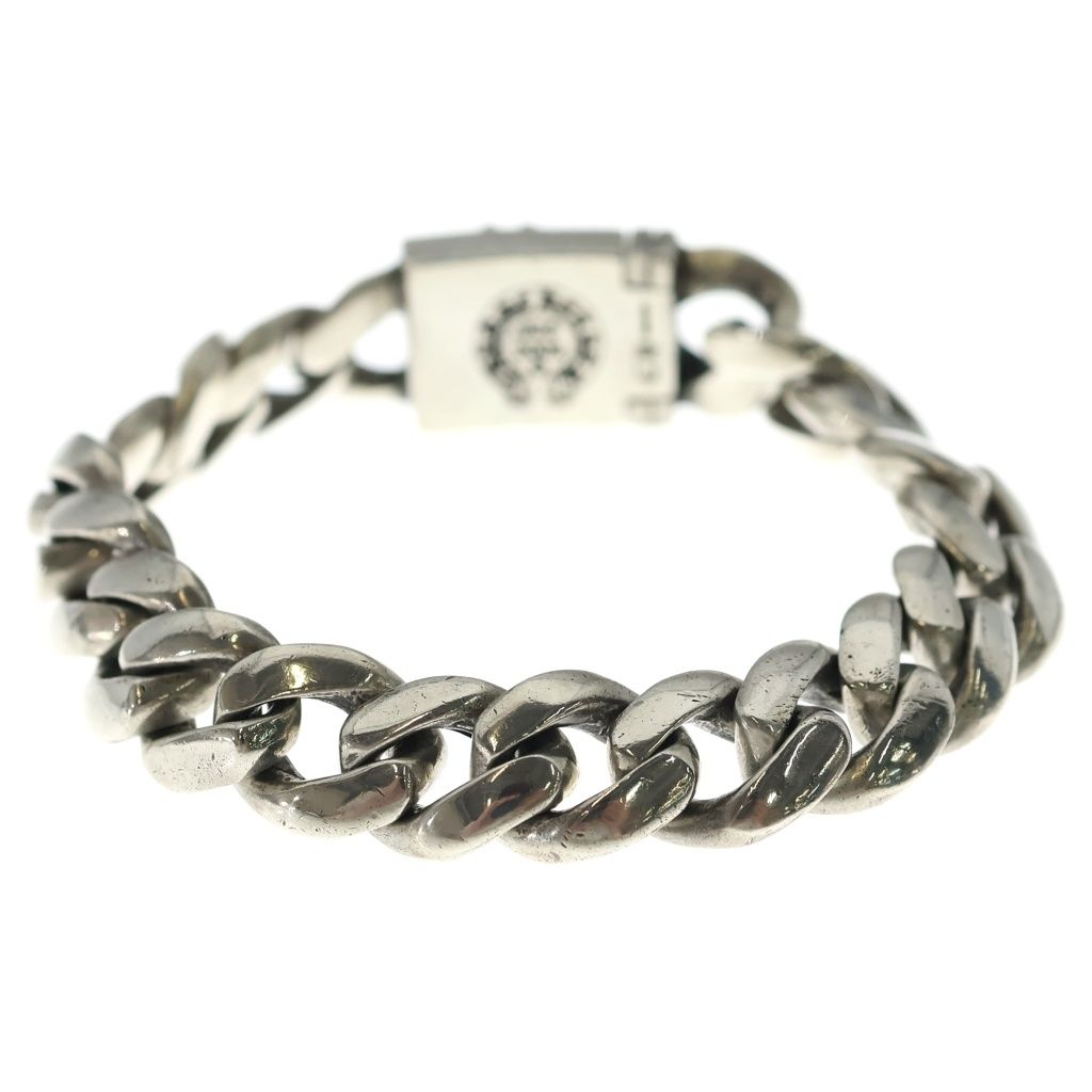 Chrome Hearts CH Plus Box ID Baby Classic Link Silver Bracelet — view 2