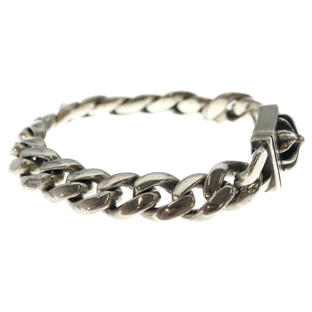 Chrome Hearts CH Plus Box ID Baby Classic Link Silver Bracelet — view 3