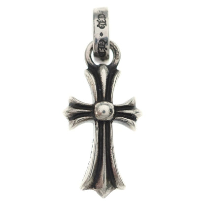 Chrome Hearts Crs Baby Fat Cross Pendant Top Silver
