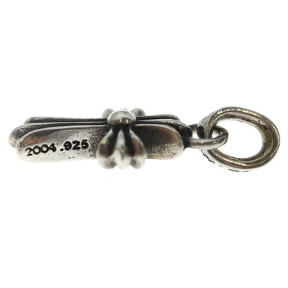 Chrome Hearts Crs Baby Fat Cross Pendant Top Silver — view 3