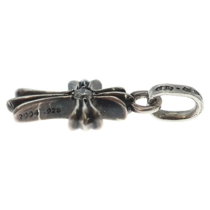 Chrome Hearts Crs Baby Fat Dmnd Fat Cross 1 Diamond on Both Sides Pendant Top — view 3