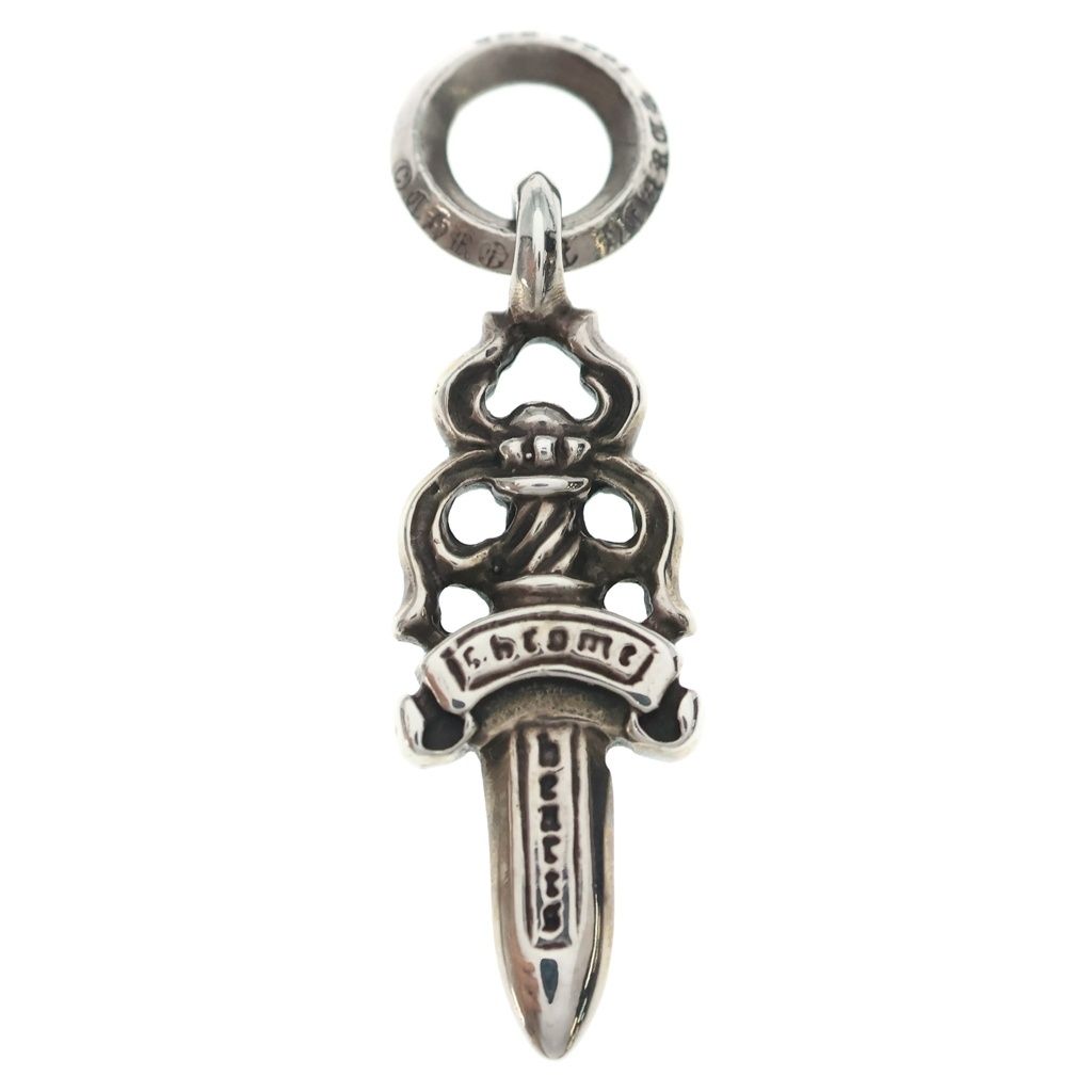 Chrome Hearts 5 Dagger 5 Charm Pendant Top Silver