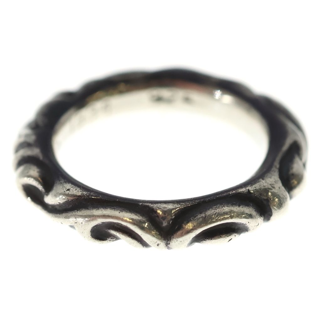 Chrome Hearts Scrl Band Scroll Ring Silver — view 2