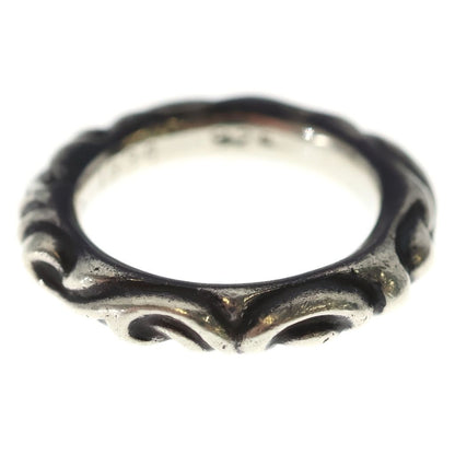 Chrome Hearts Scrl Band Scroll Ring Silver — view 2
