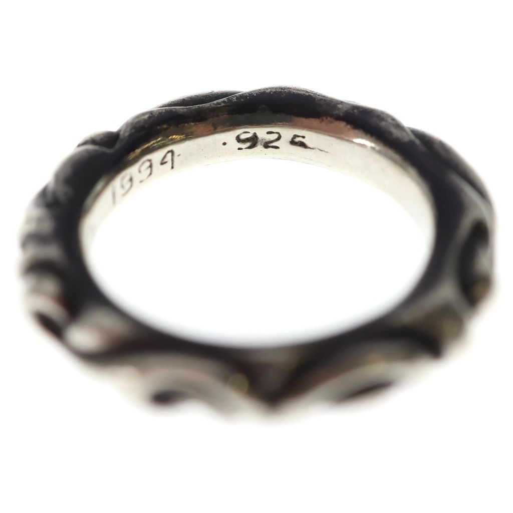 Chrome Hearts Scrl Band Scroll Ring Silver — view 6