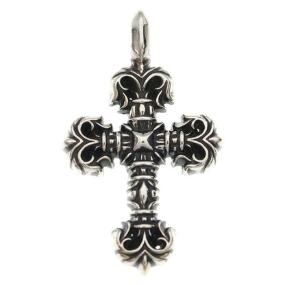 Chrome Hearts Charm Filigree Tiny Silver Necklace Top