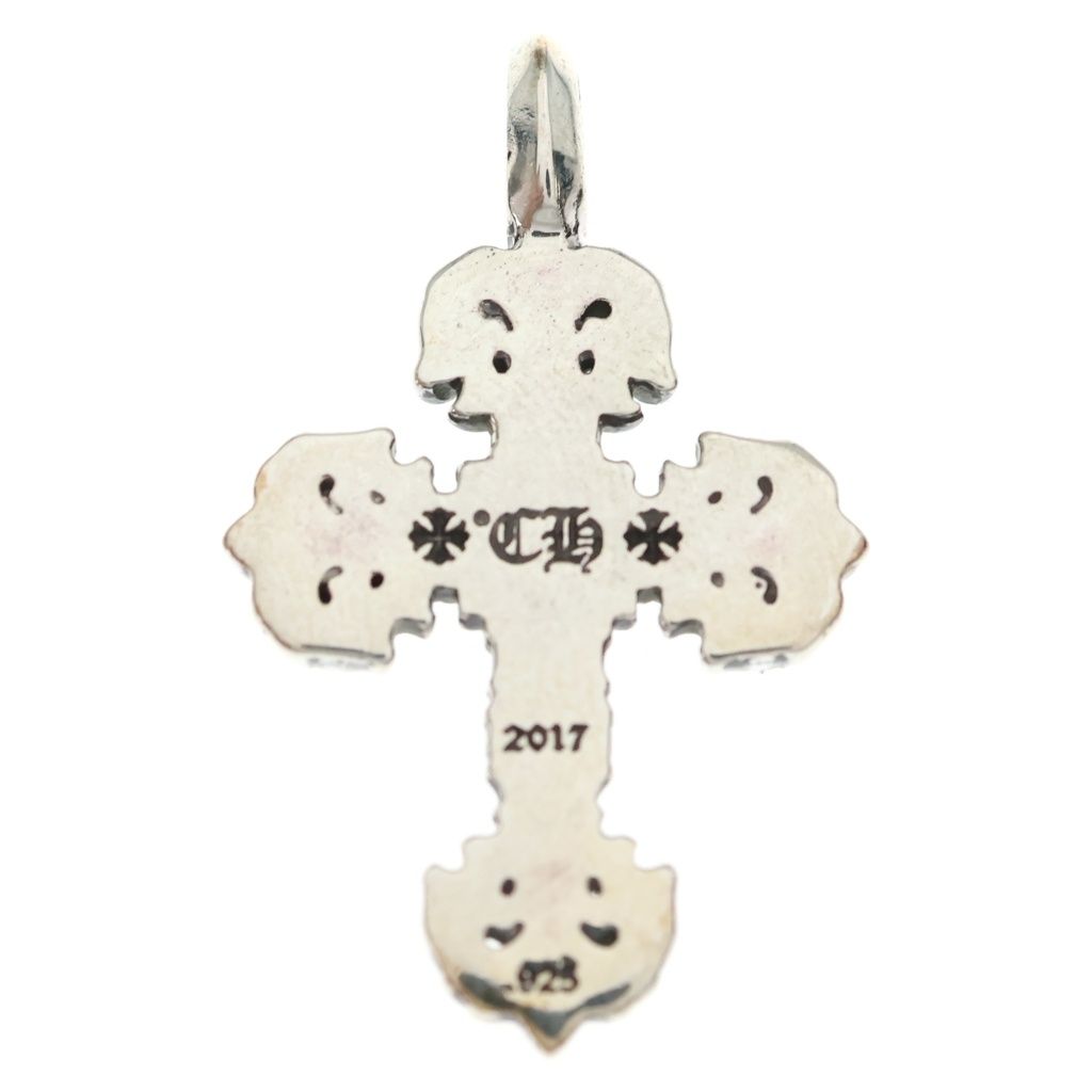 Chrome Hearts Charm Filigree Tiny Silver Necklace Top — view 2