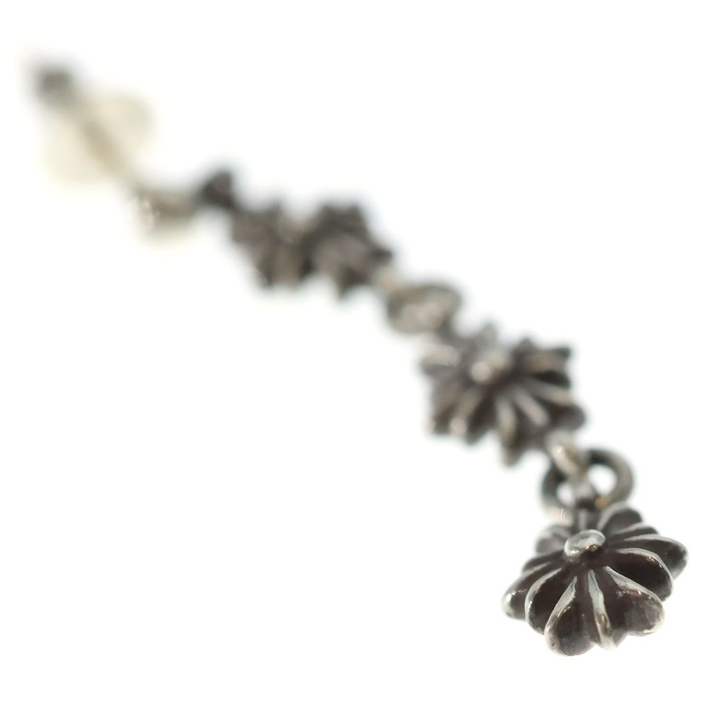 Chrome Hearts Tiny CH Pls 3 Ech Plus 3 Drop Earrings Silver — view 5