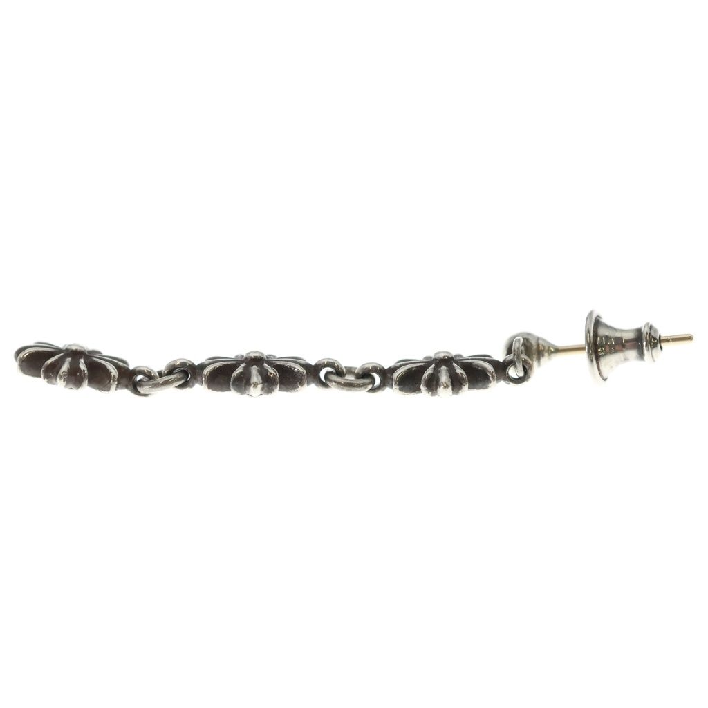 Chrome Hearts Tiny CH Pls 3 Ech Plus 3 Drop Earrings Silver — view 3